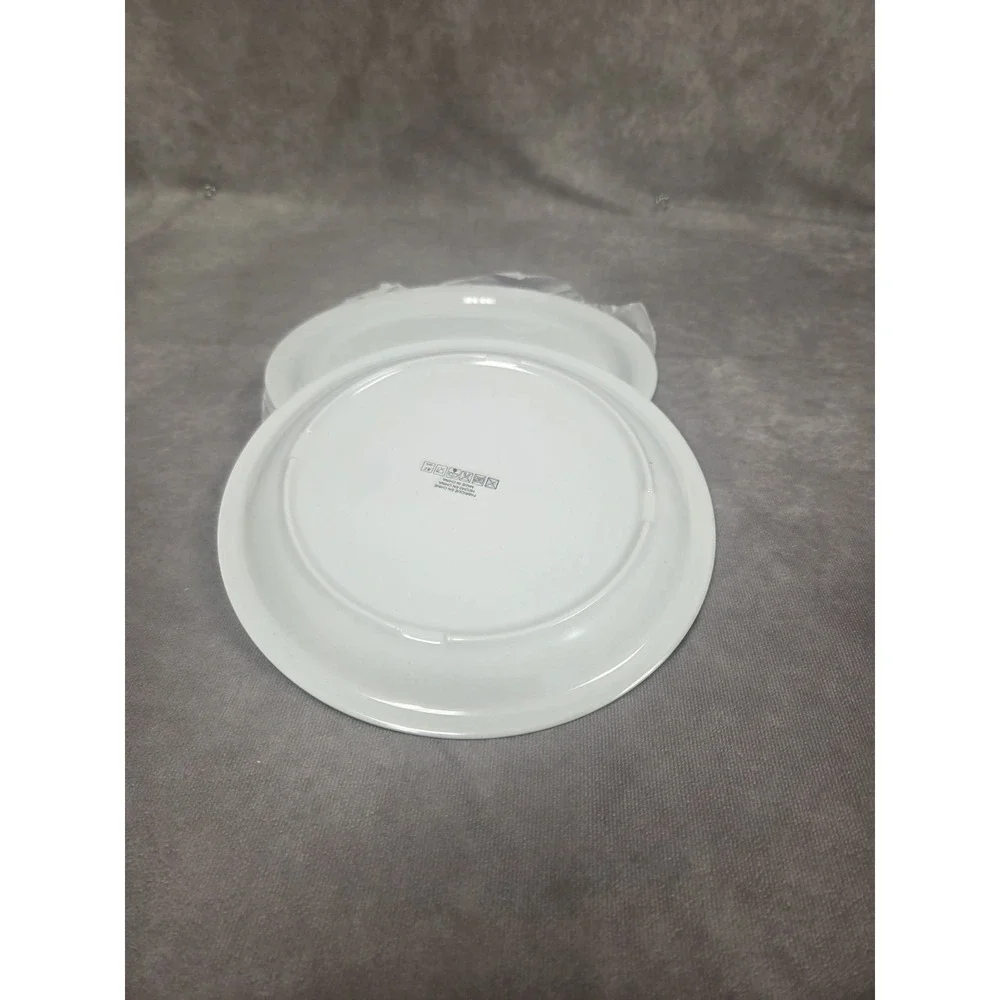 Melamine Plates set of 6, 10-inch 100% Melamine Dinner Plates for Everyday Us...
